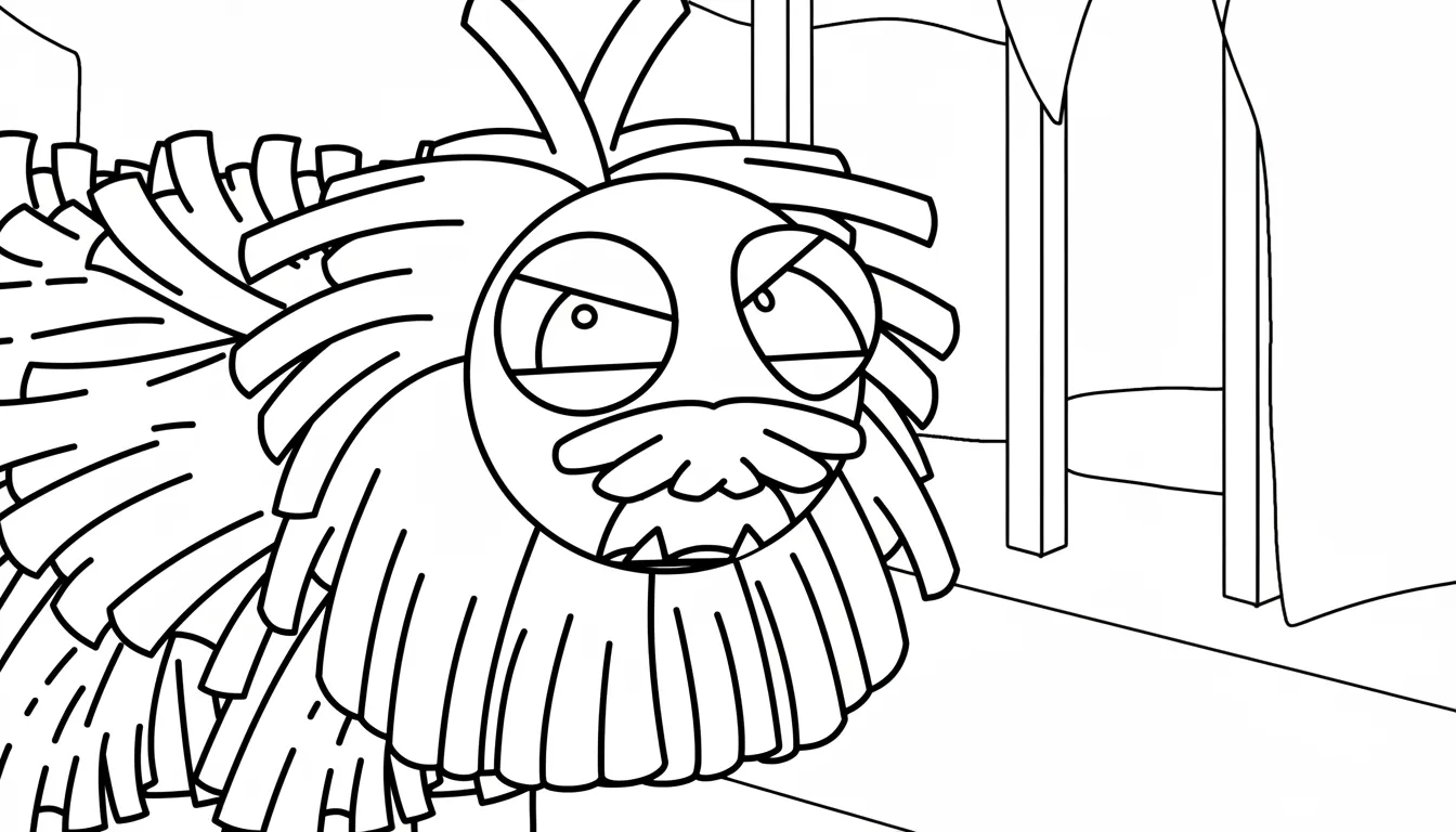 a imprimer coloriage Yarnaby gratuit