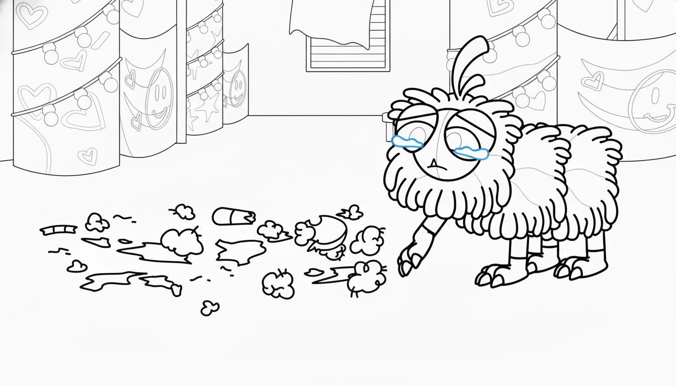 coloriage Yarnaby pour enfant de 10 ans 1