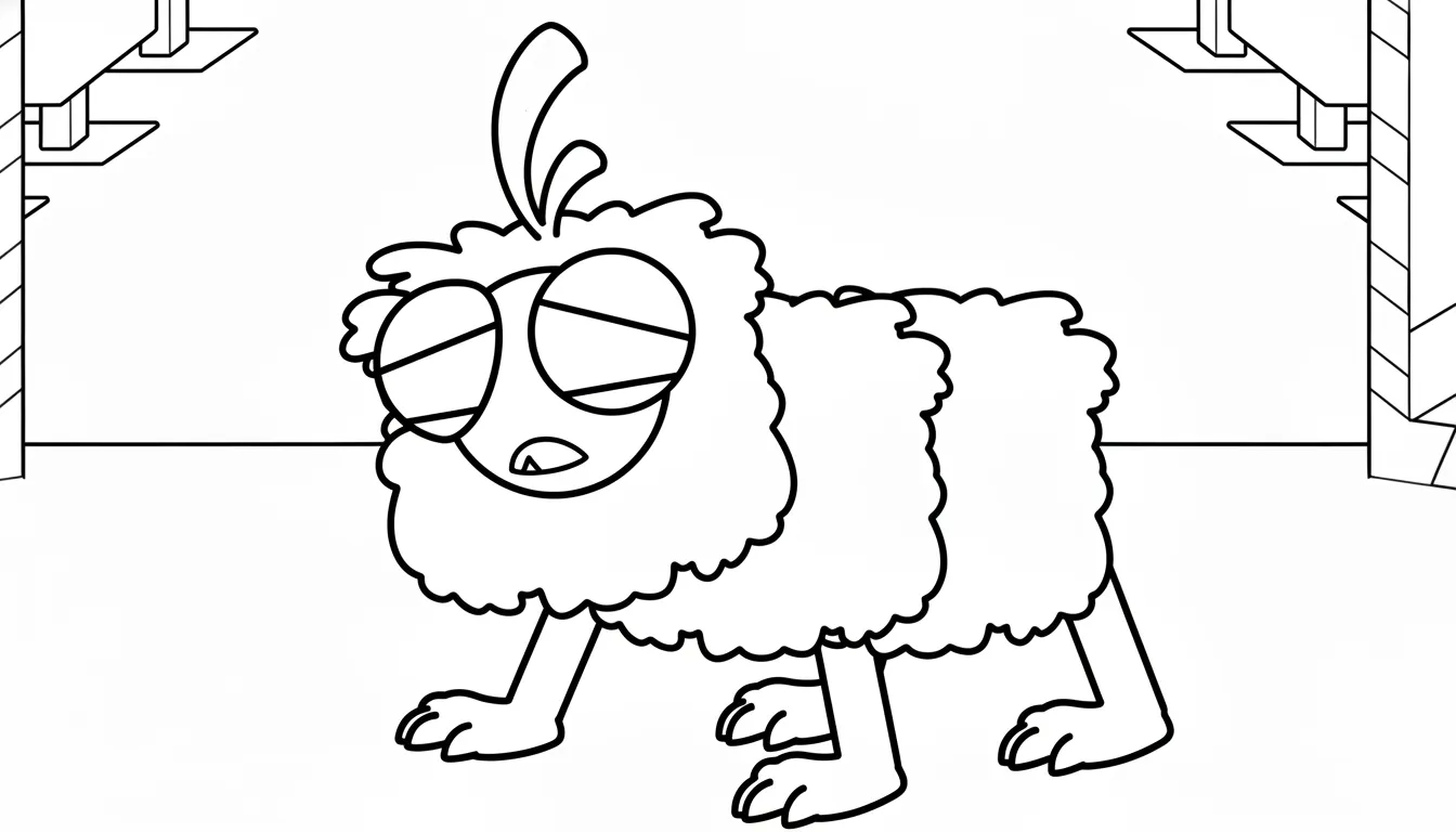 coloriage Yarnaby pour enfant de 10 ans 2