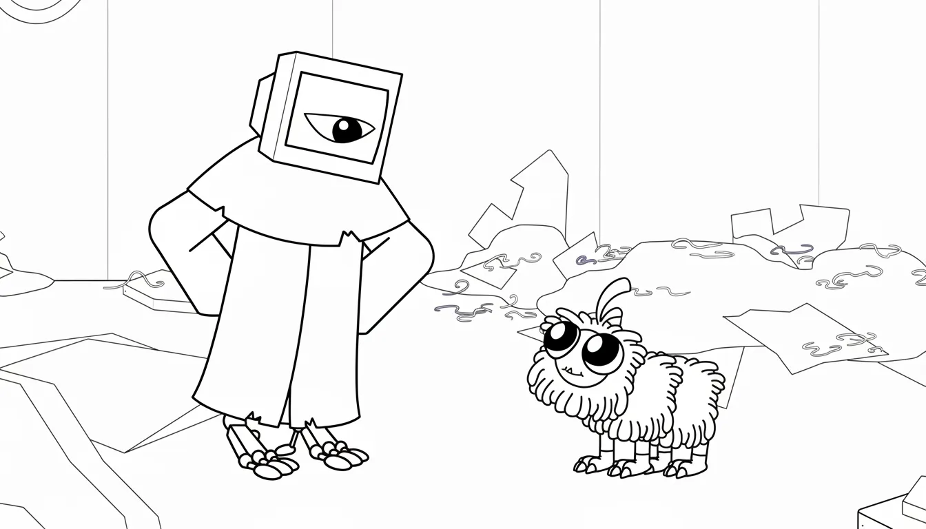 coloriage Yarnaby à imprimer 1