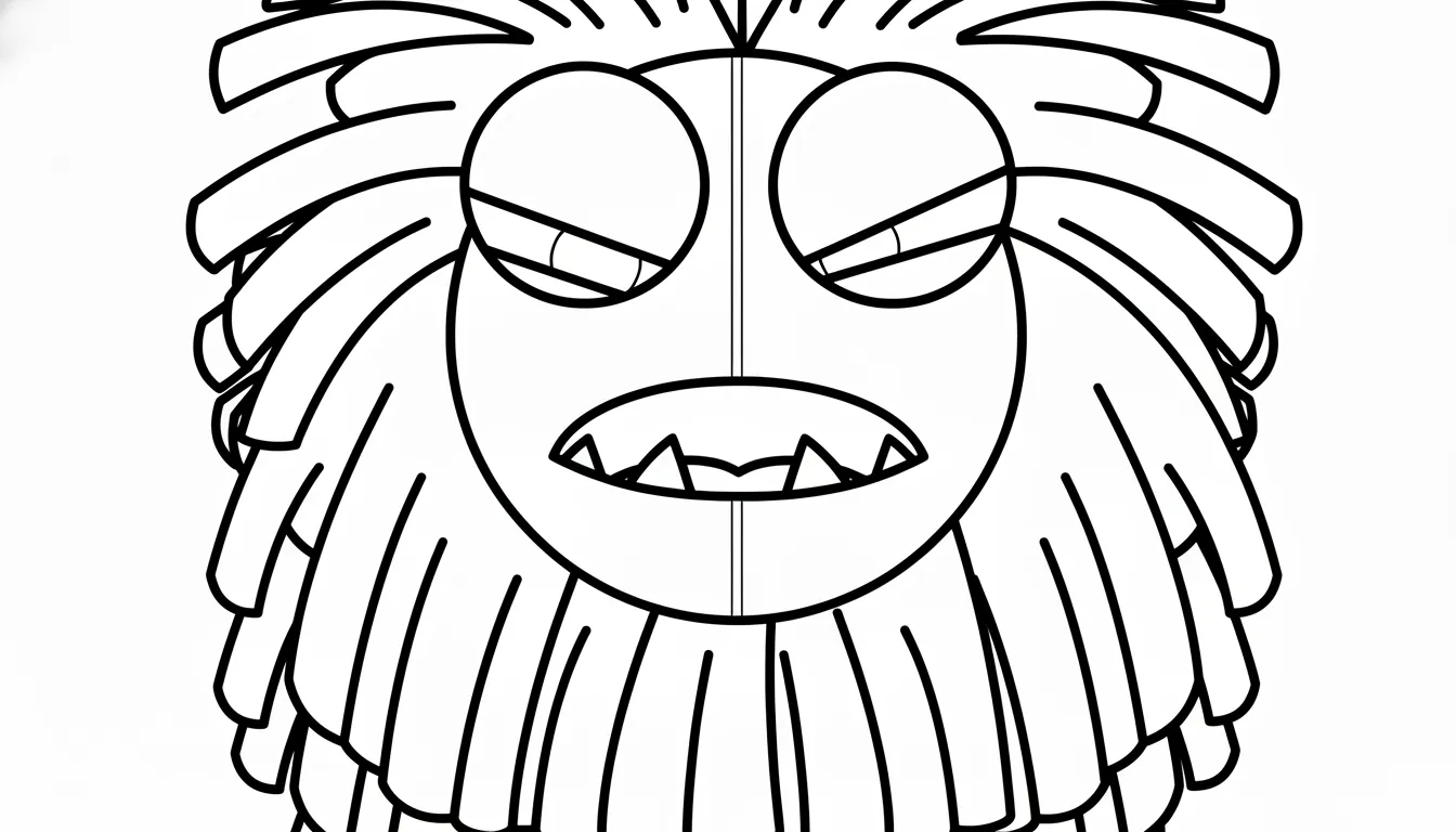 image de coloriage Yarnaby pour enfant