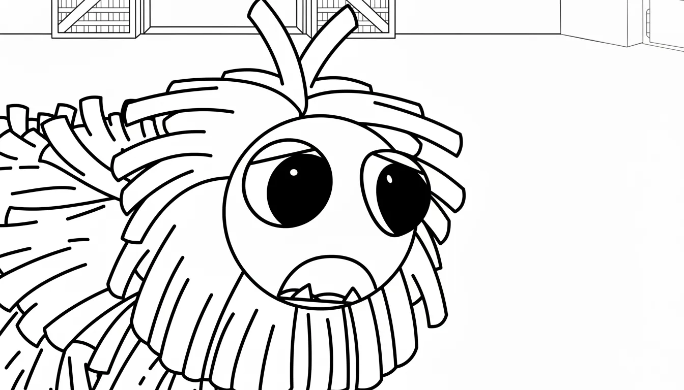 coloriage Yarnaby à imprimer gratuitement