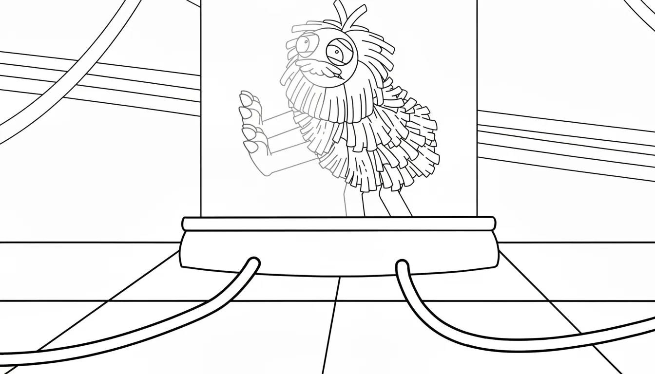 coloriage Yarnaby pour enfants a imprimer