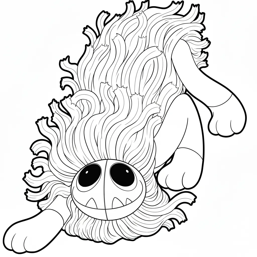 coloriage Yarnaby à imprimer kawaii