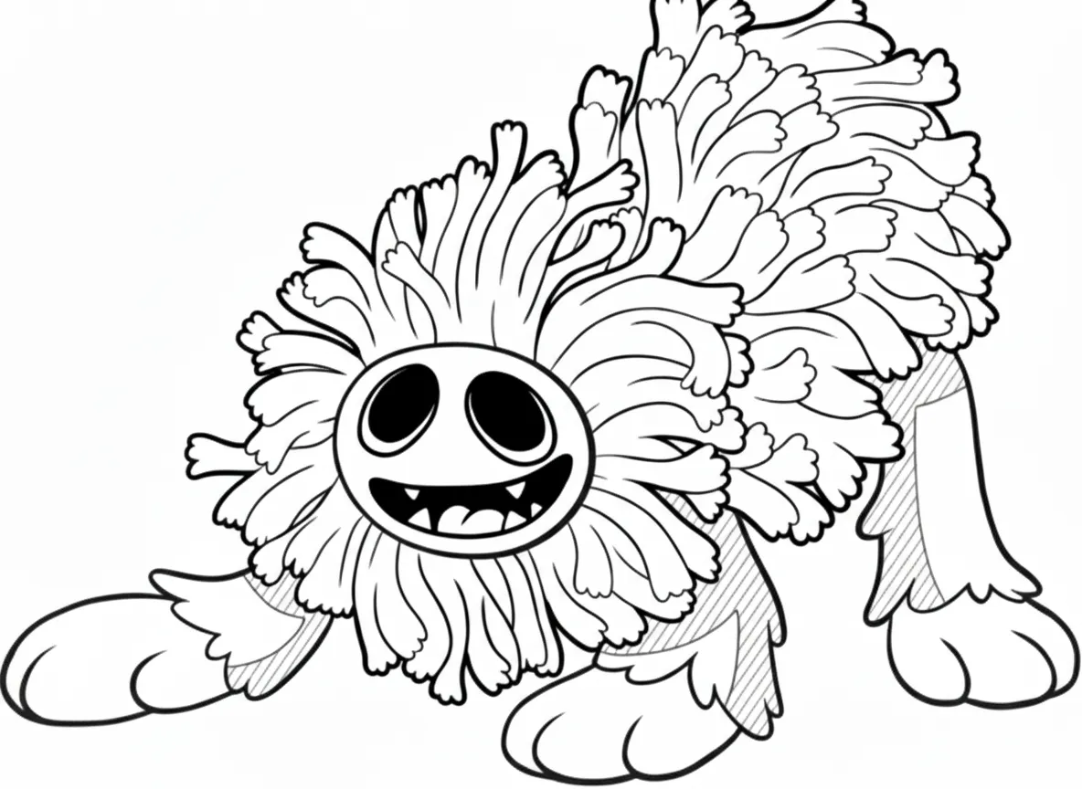 coloriage Yarnaby pour bebe a imprimer