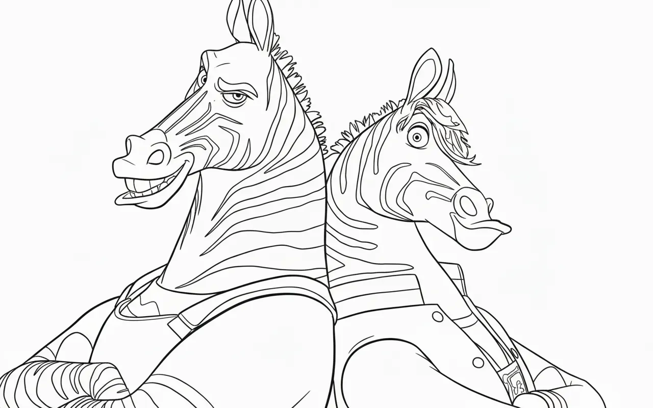 coloriage Zootopie 2 pour primaire