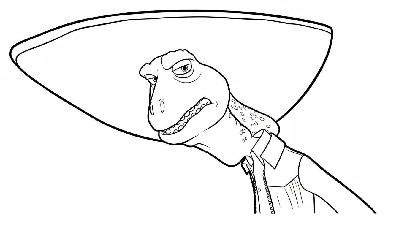 coloriage Zootopie 2 a dessiner et imprimer