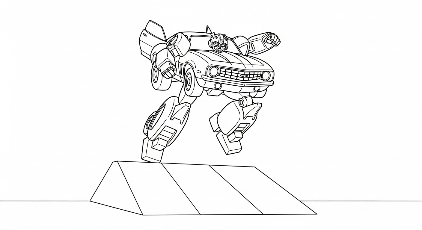 coloriage Bumblebee pour enfants a imprimer