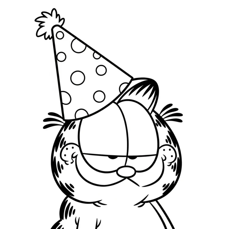 Coloriage Garfield
