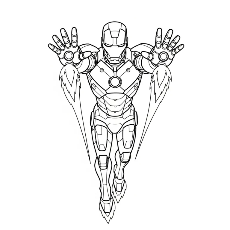 Coloriage Iron Man