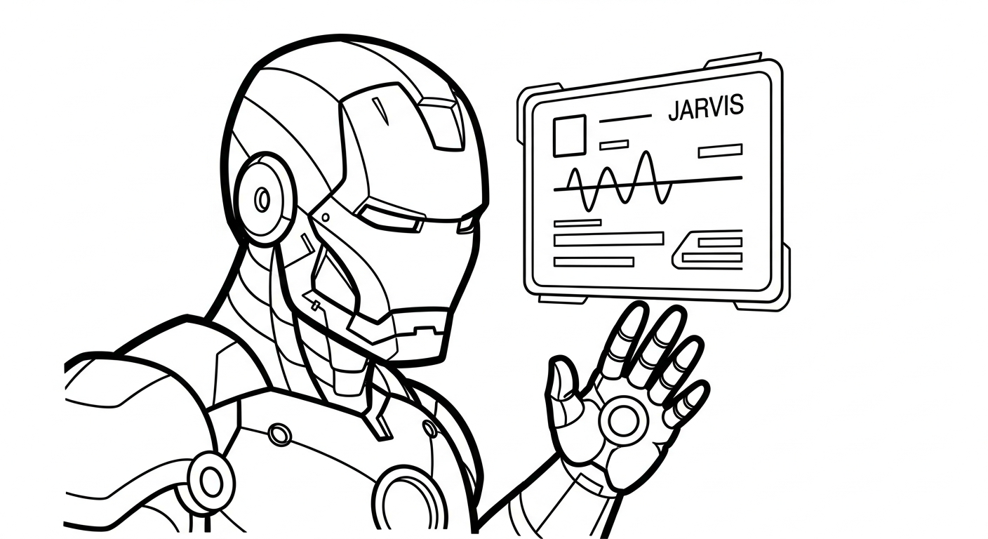 coloriage Iron Man updated gratuit