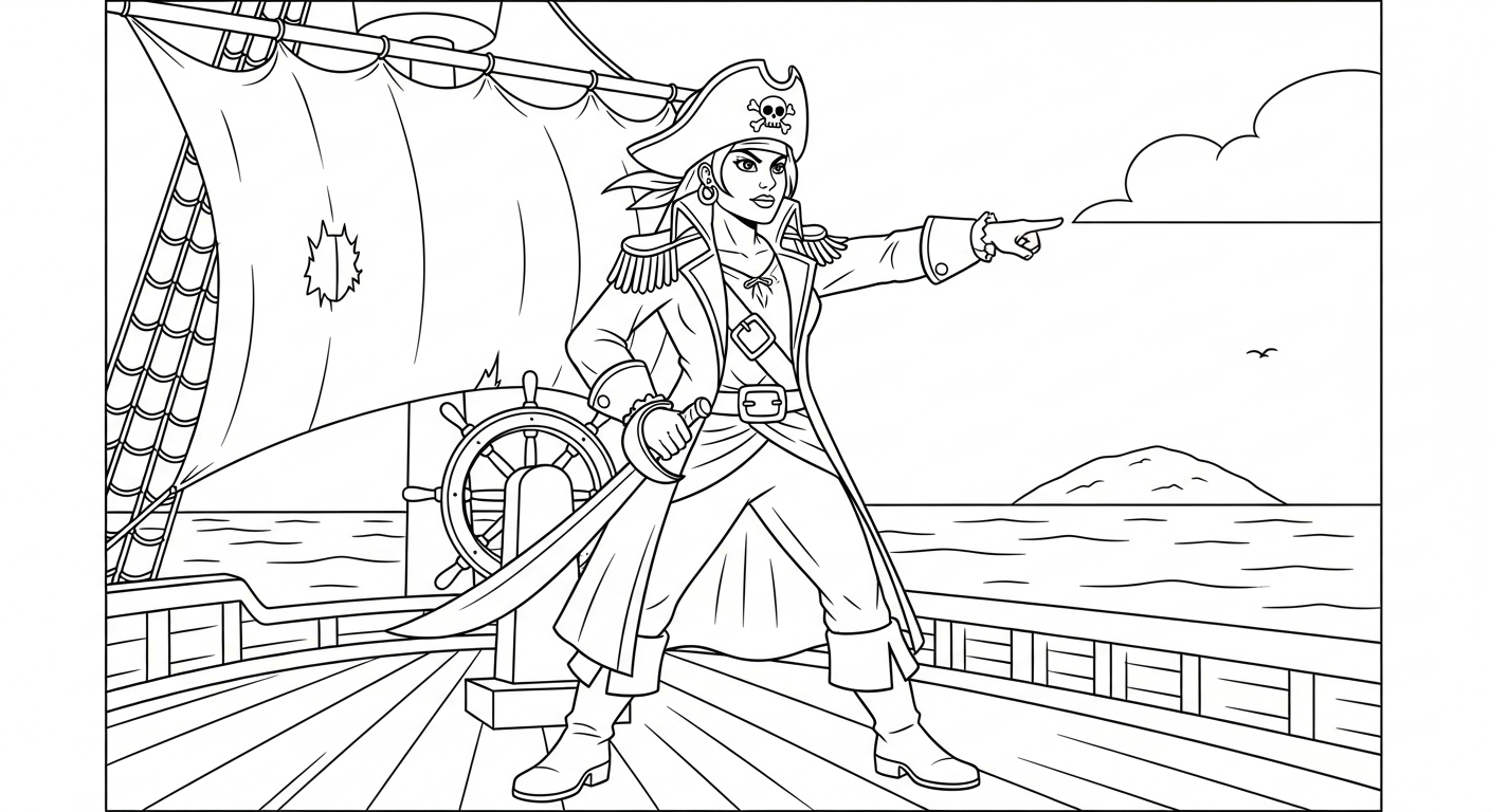 coloriage Pirate updated pour enfant a imprimer gratuit
