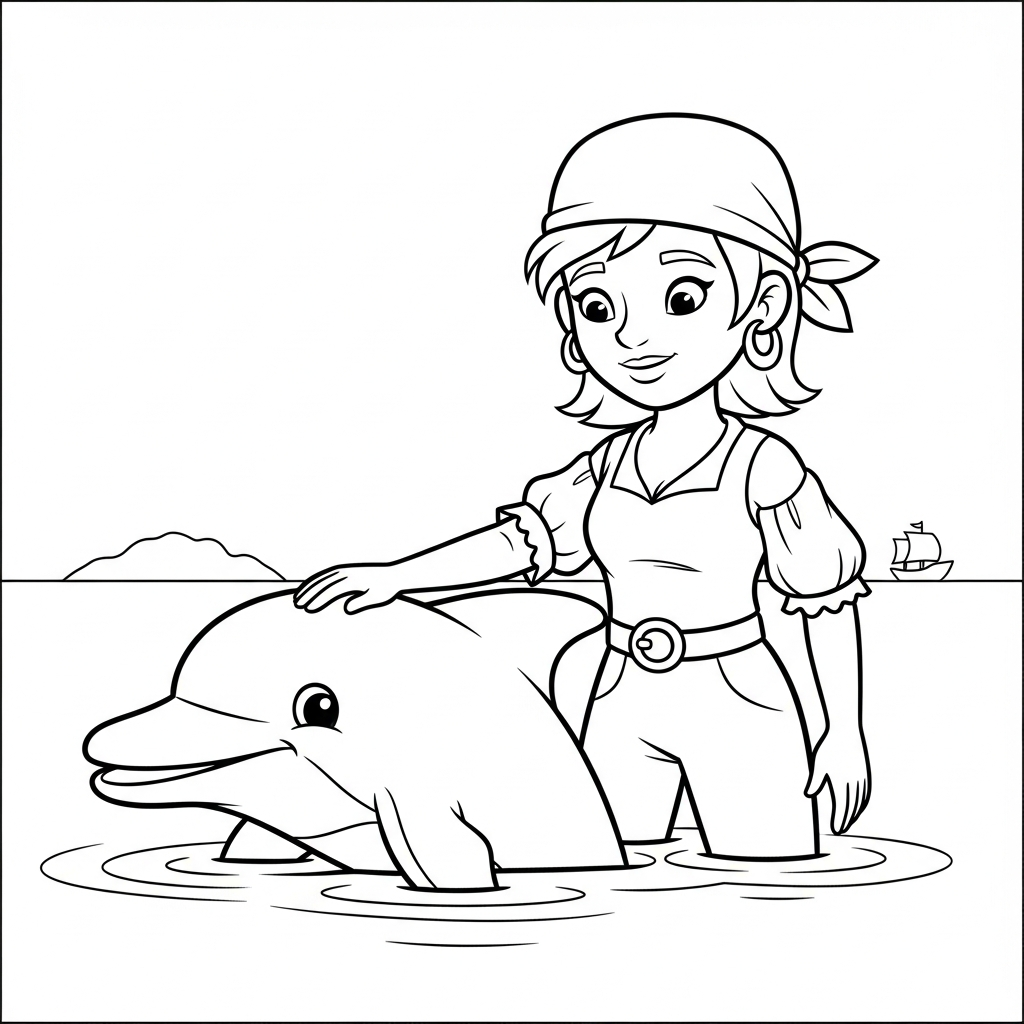 coloriage Pirate updated en ligne pour enfant