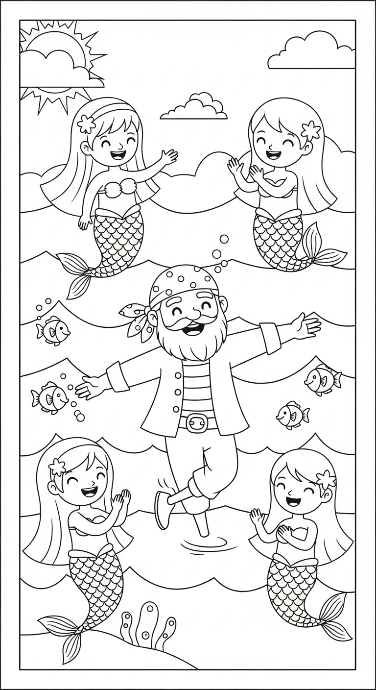 coloriage Pirate updated à imprimer a4