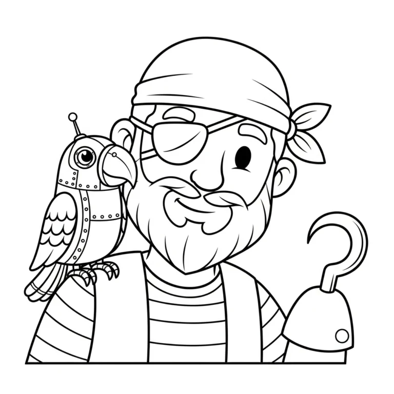 Coloriage Pirate