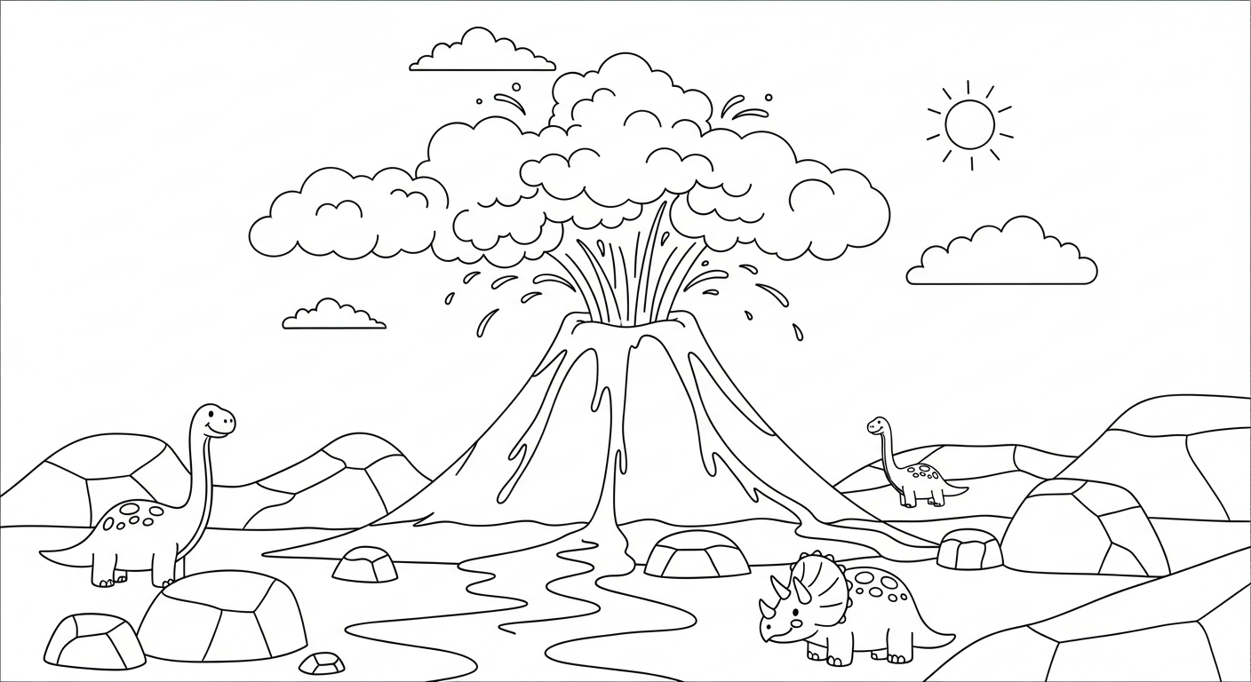 coloriage Préhistoire a telecharger