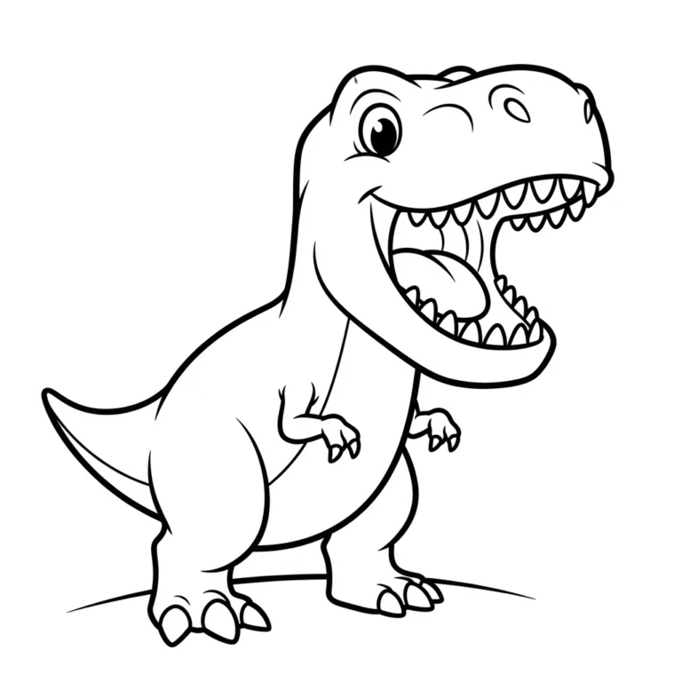 Coloriage T-Rex