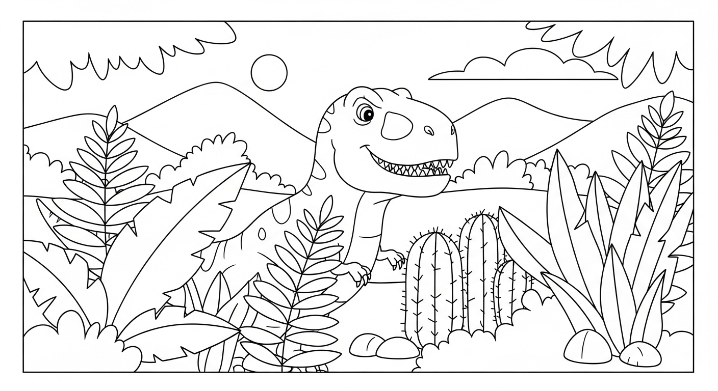 a imprimer coloriage T Rex updated gratuit