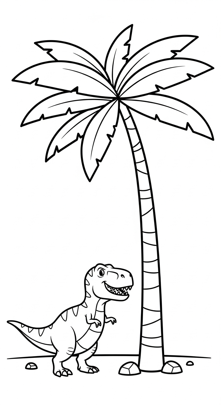 coloriage T Rex updated en ligne pour enfant