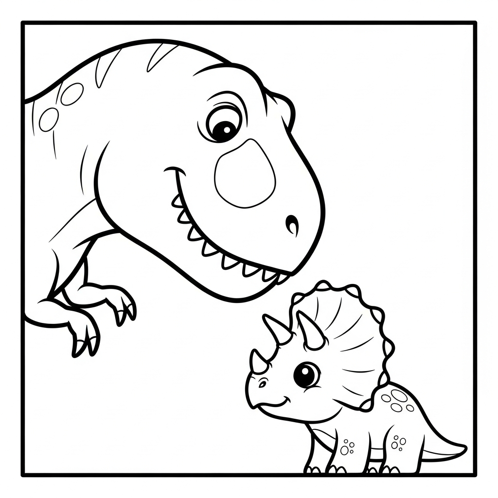 coloriage T Rex updated à imprimer pour enfant de 4 ans