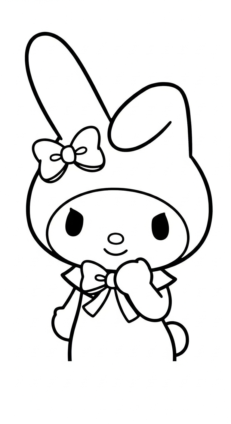coloriage sanrio updated à imprimer a4