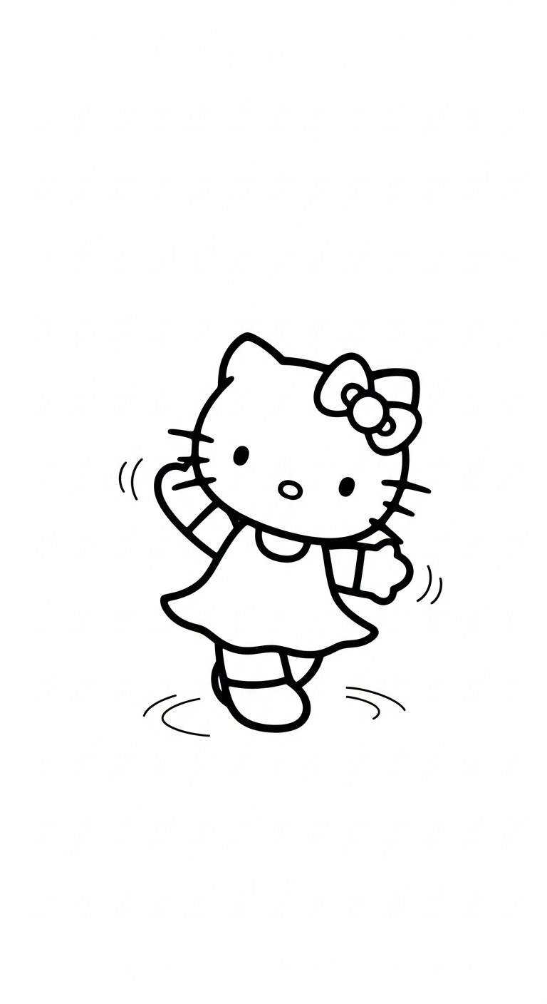 coloriage sanrio updated pour enfant de 3 ans