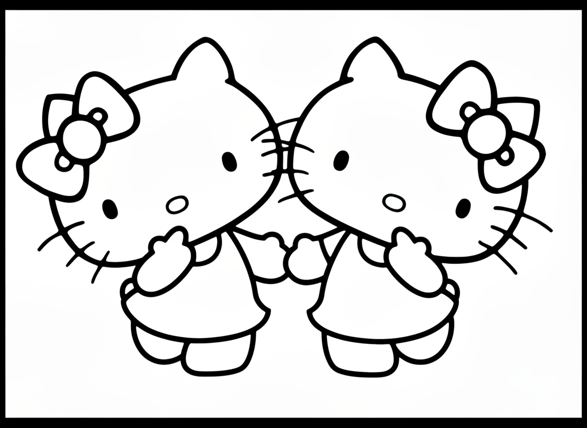 coloriage sanrio updated pour enfant de 5 ans