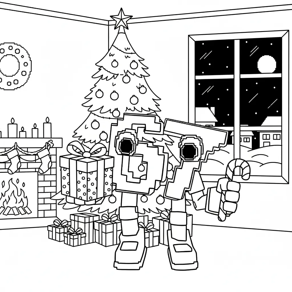 coloriage 67 Noel a imprimer gratuit