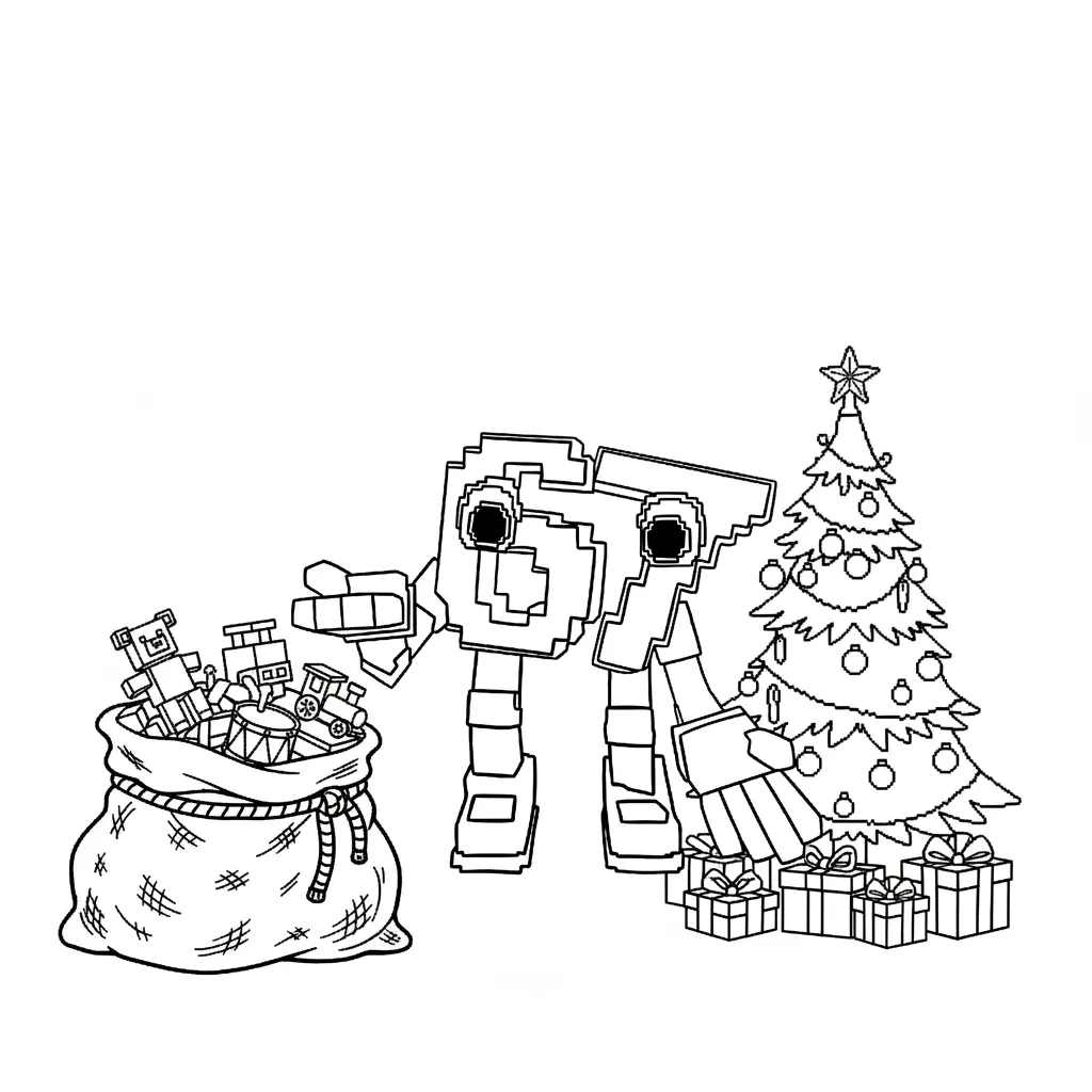 coloriage 67 Noel pour enfants