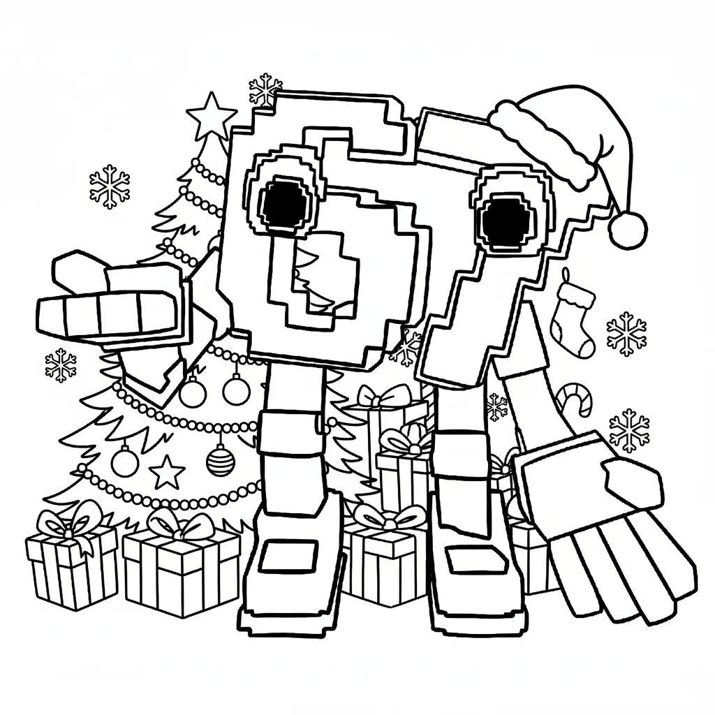 coloriage 67 Noel pour enfant de à imprimer