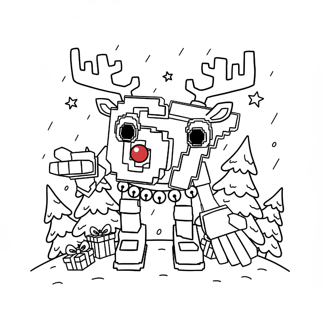 coloriage 67 Noel et dessin a imprimer