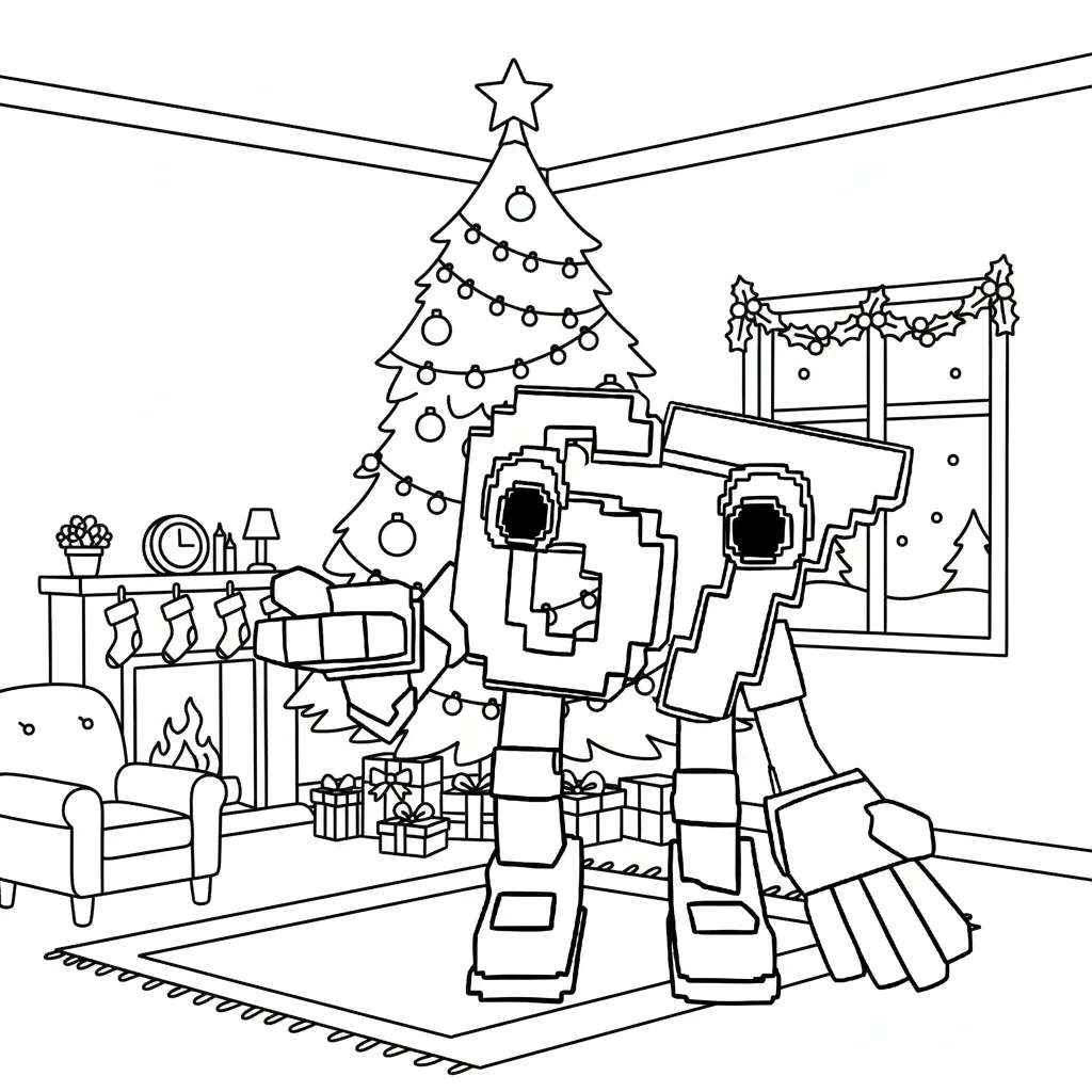 coloriage 67 Noel pour enfant a imprimer gratuit