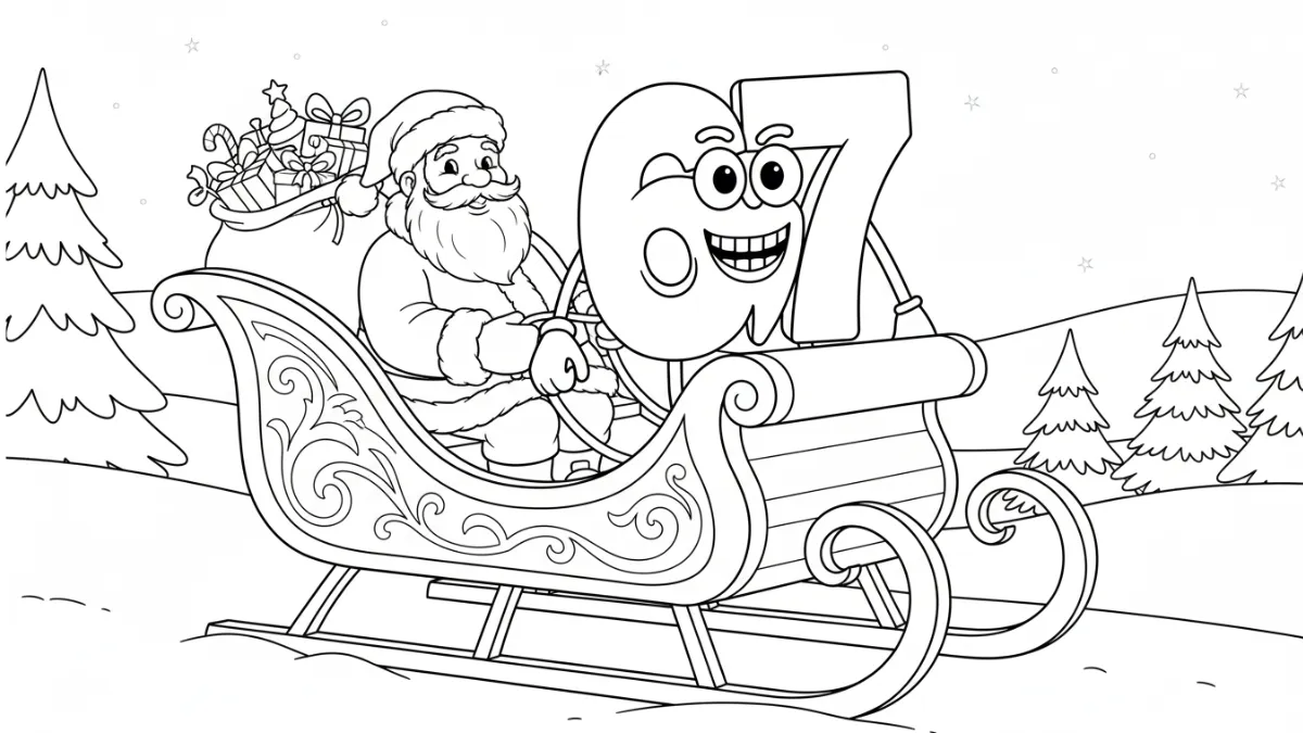 coloriage 67 Noel a dessiner et imprimer