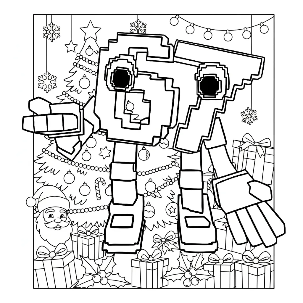 coloriage 67 Noel educatif pour enfant