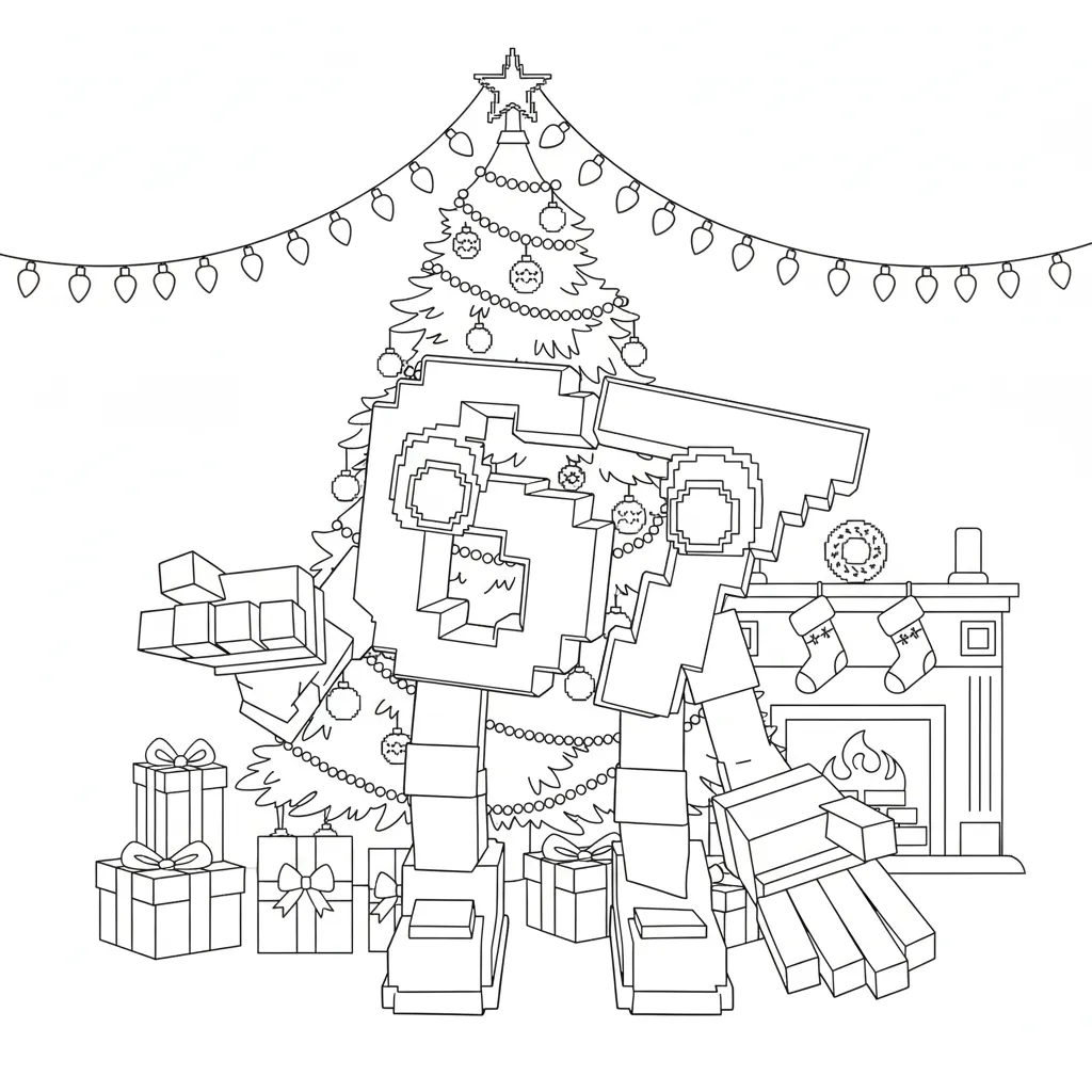 coloriage 67 Noel et dessins