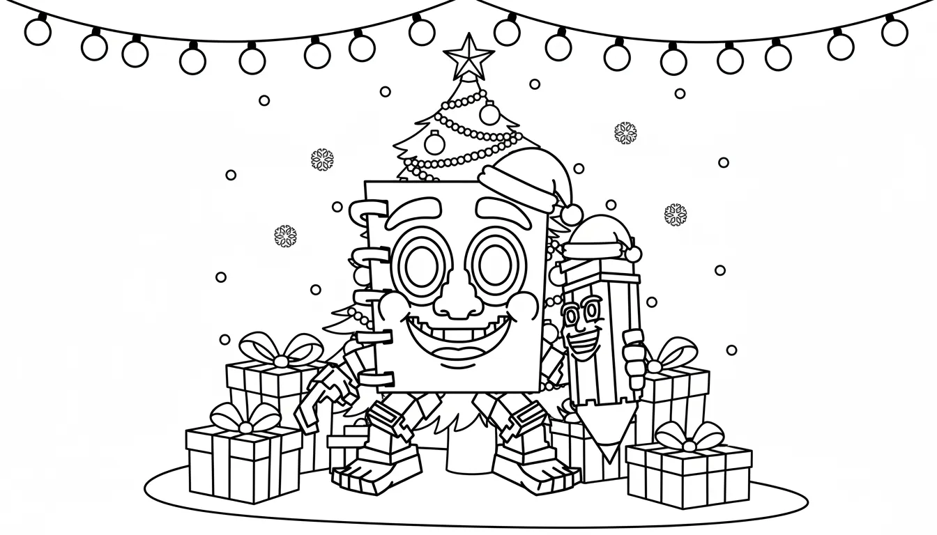 imprimer coloriage Cuadramat & Pakrahmatmamat