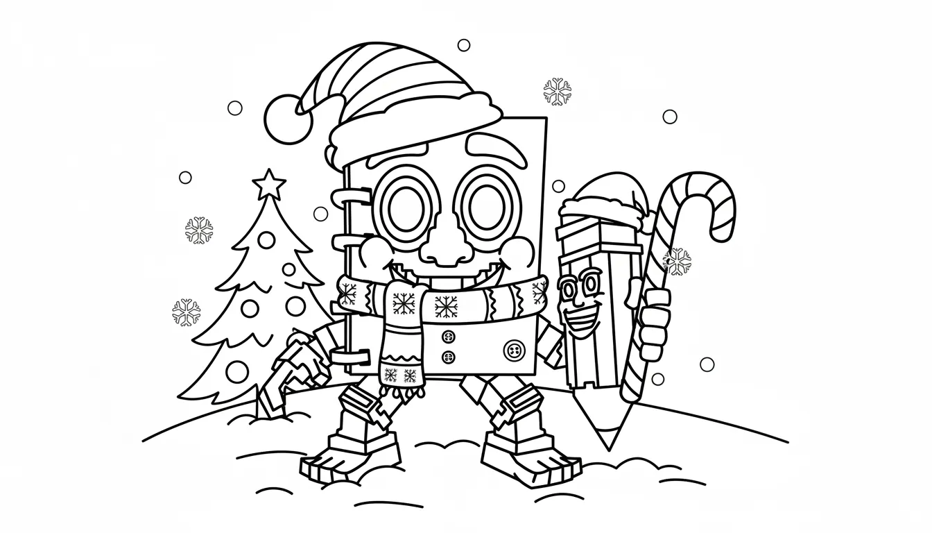 coloriage Cuadramat & Pakrahmatmamat à imprimer pour enfant de 7 ans