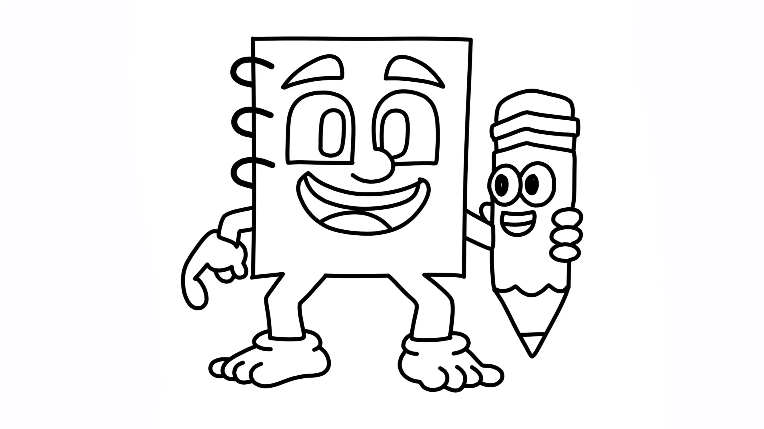 coloriage Cuadramat & Pakrahmatmamat à imprimer kawaii