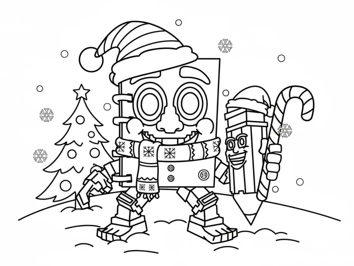 coloriage Cuadramat & Pakrahmatmamat à imprimer pour enfant de 2 ans