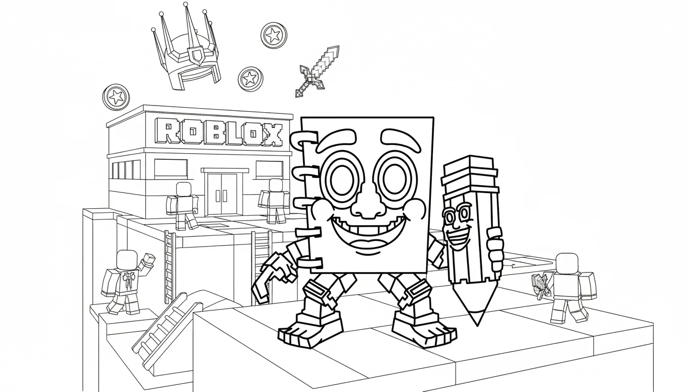 coloriage Cuadramat & Pakrahmatmamat pour enfants a imprimer gratuit