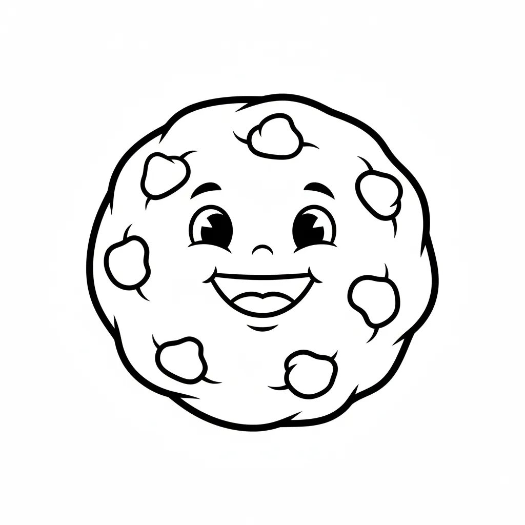 coloriage Dessert à imprimer pour enfant de 6 ans