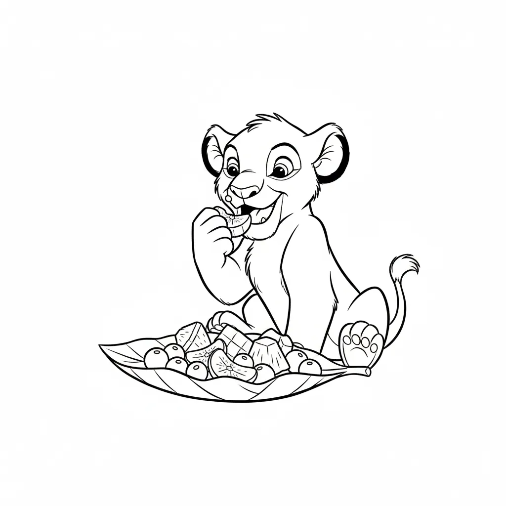 coloriage Dessert à imprimer gratuitement