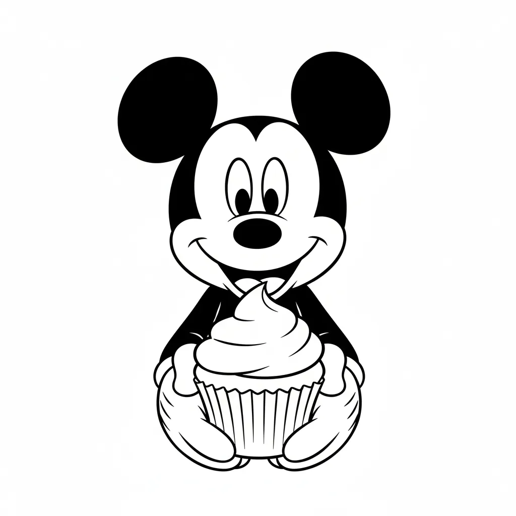 coloriage Dessert gratuit en ligne