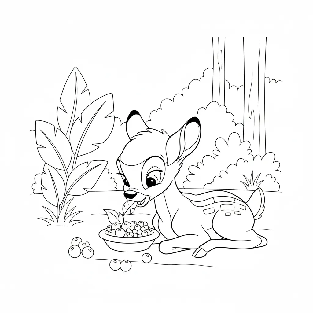 coloriage Dessert educatif pour enfant 1
