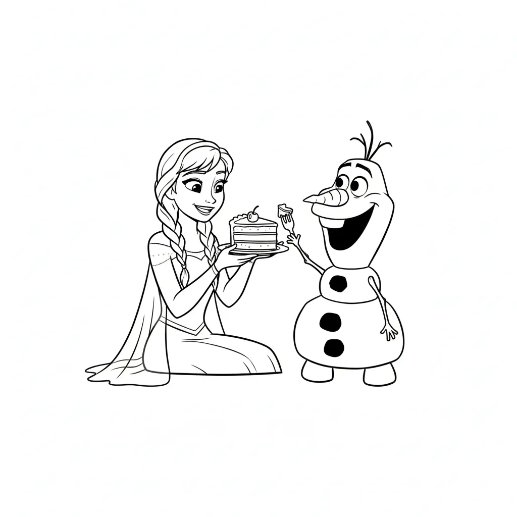 coloriage Dessert à imprimer pour enfant de 9 ans 1