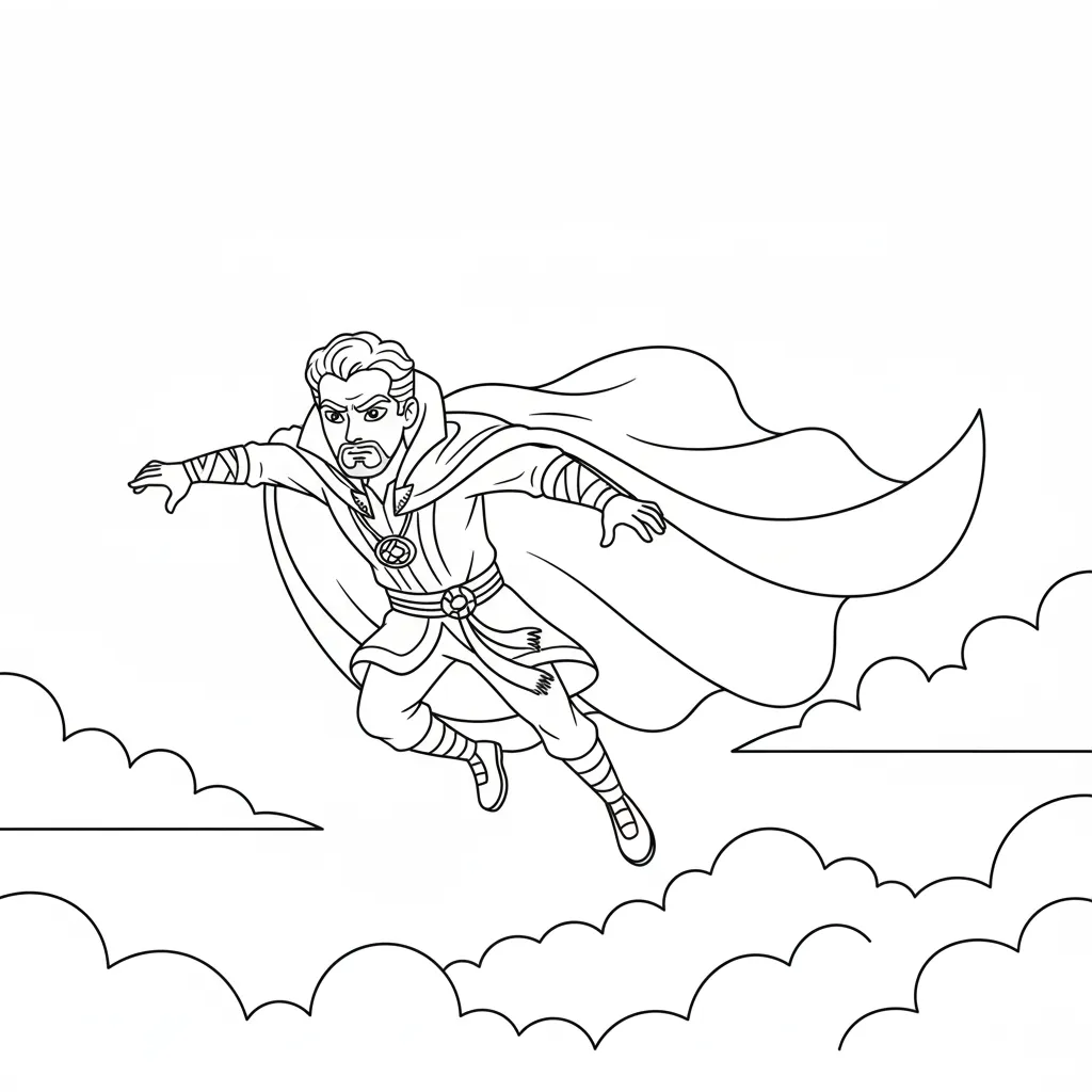 coloriage Doctor Strange gratuit