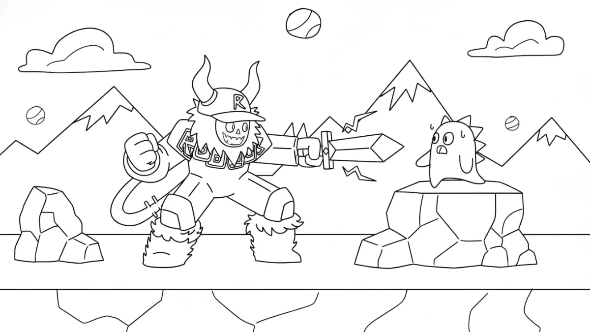 coloriage Guest 666 pour enfants a imprimer