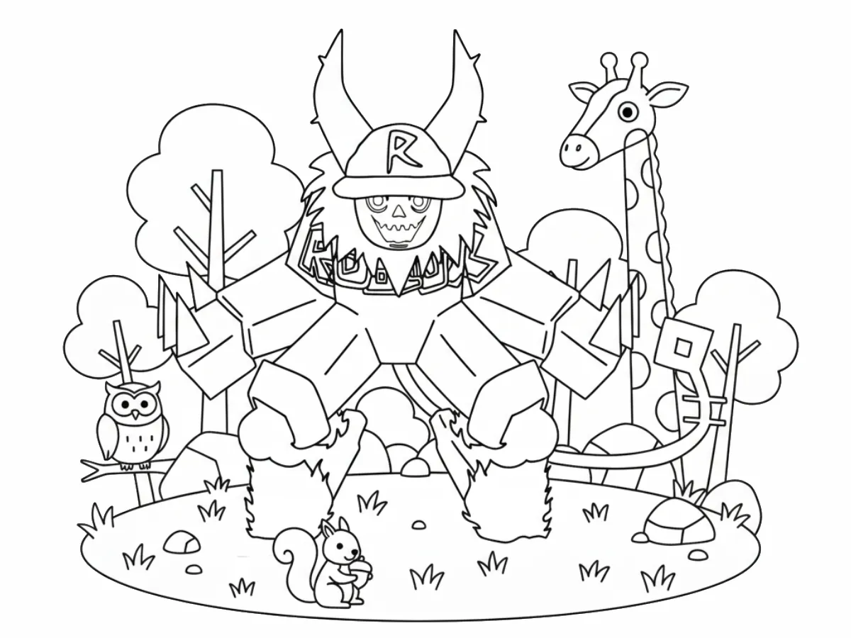 coloriage Guest 666 pour enfants à télécharger