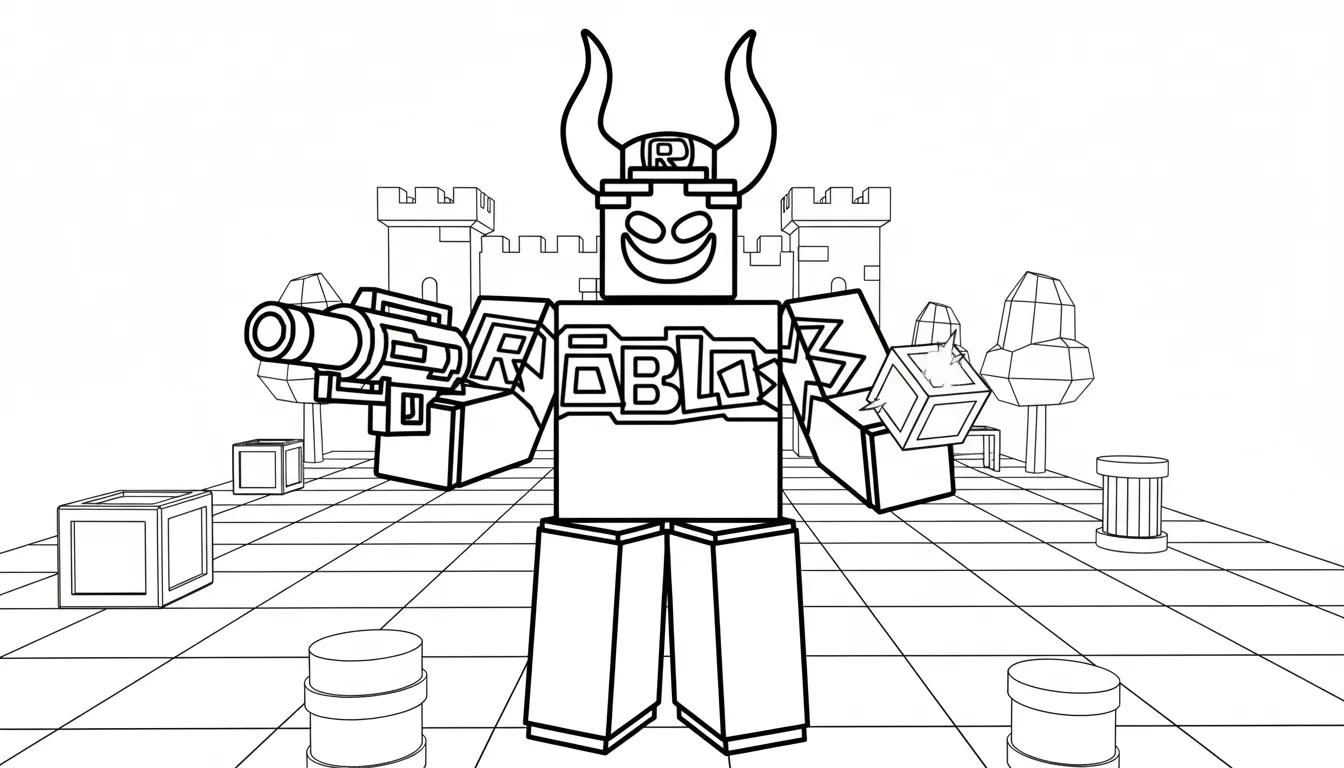 coloriage Guest 666 pour enfant de 6 ans