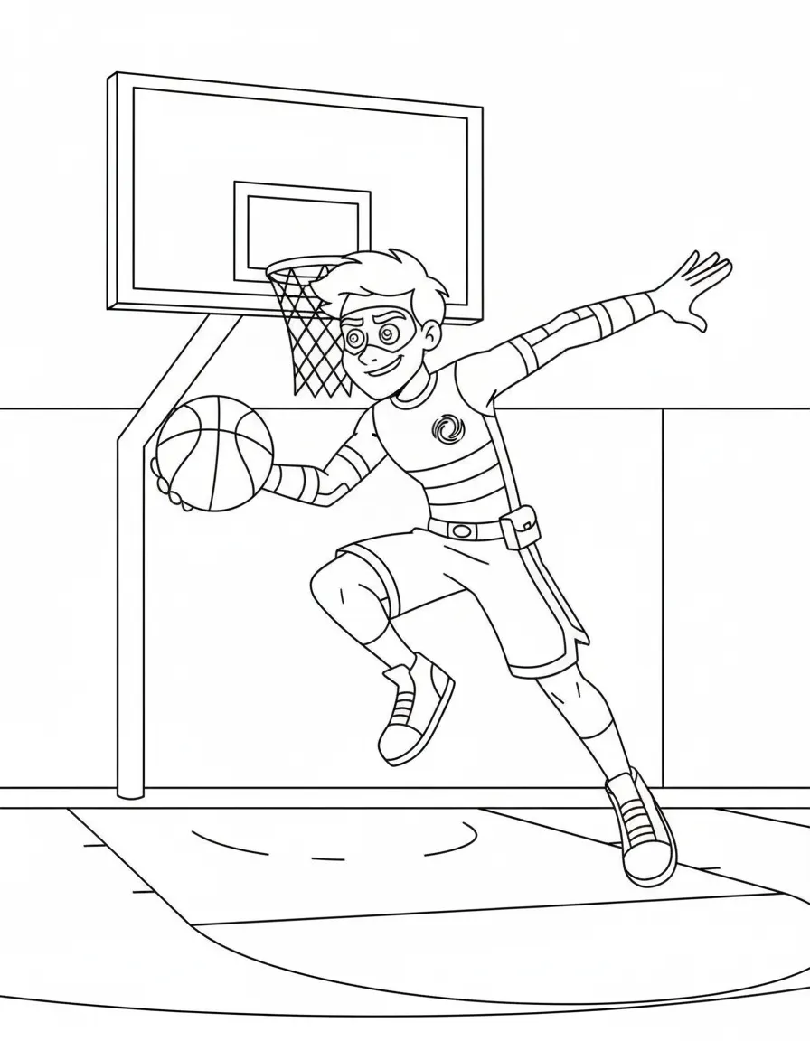 coloriage Henry Danger pour primaire